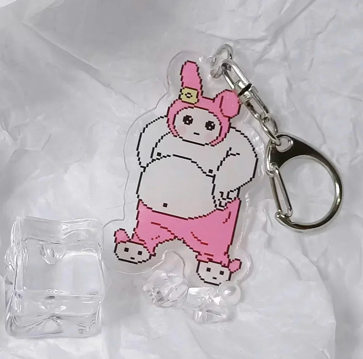 Hello Kitty Muscle Keychain - A2 - All Products - Keychains - 11 - 2024