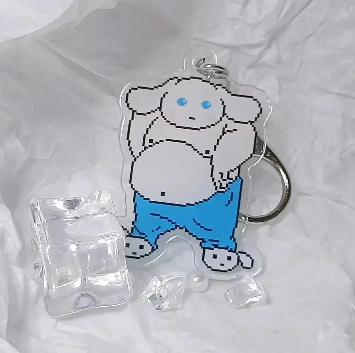 Hello Kitty Muscle Keychain - A3 - All Products - Keychains - 12 - 2024