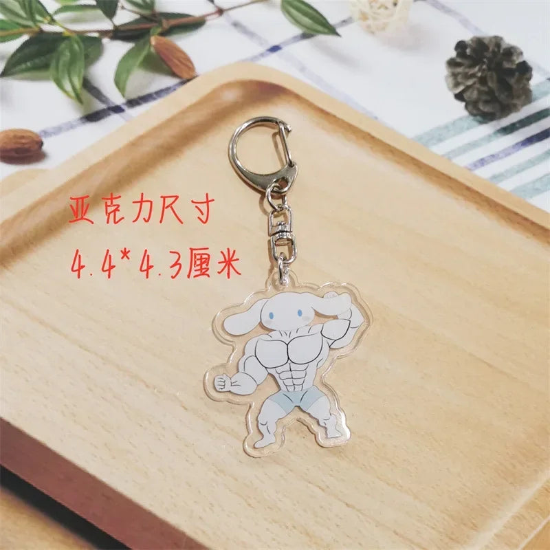 Hello Kitty Muscle Keychain - E - All Products - Keychains - 45 - 2024