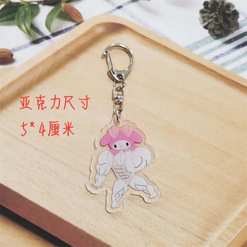 Hello Kitty Muscle Keychain - G - All Products - Keychains - 47 - 2024