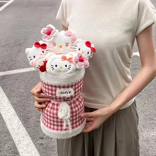 Kawaii Hello Kitty Plush Bouquet – Birthday & Valentine Gift - Plushies - Stuffed Animals - 2025 - 2 - Worldwide