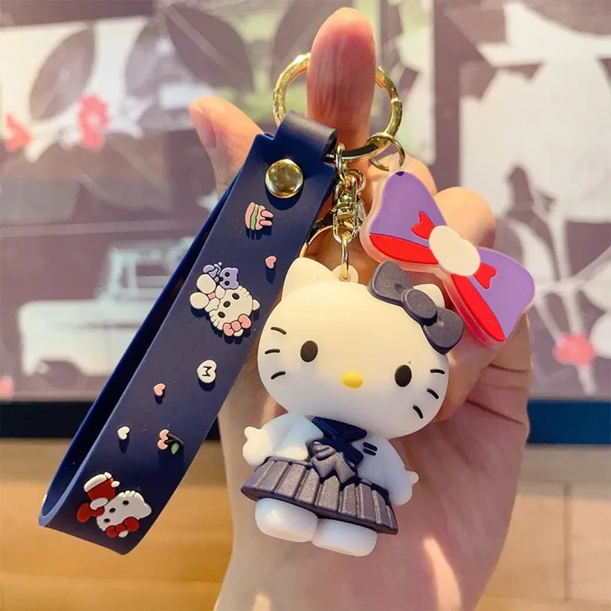 Hello Kitty Plush Keychain Charm Pendant - Harajuku Style - Accessory - 9