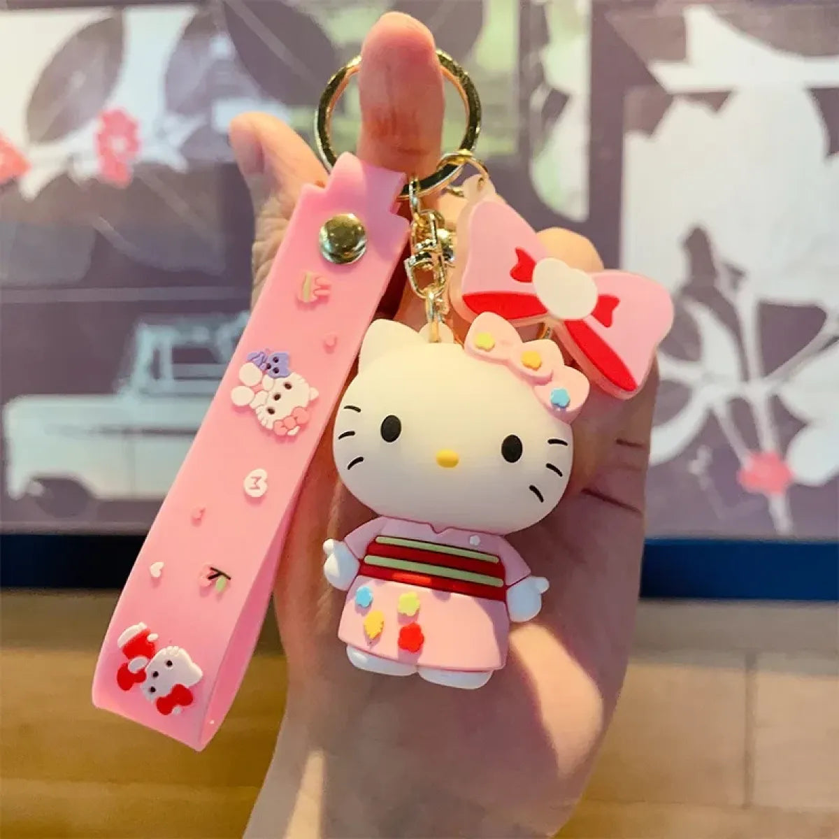 Hello Kitty Plush Keychain Charm Pendant - Harajuku Style - Accessory - 10