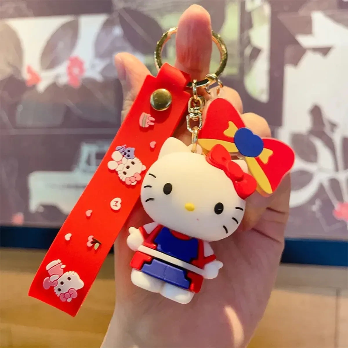 Hello Kitty Plush Keychain Charm Pendant - Harajuku Style - Accessory - 8