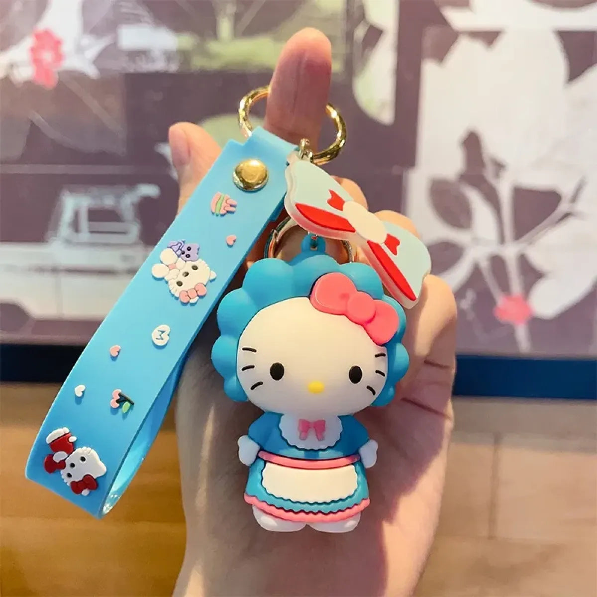 Hello Kitty Plush Keychain Charm Pendant - Harajuku Style - Accessory - 5