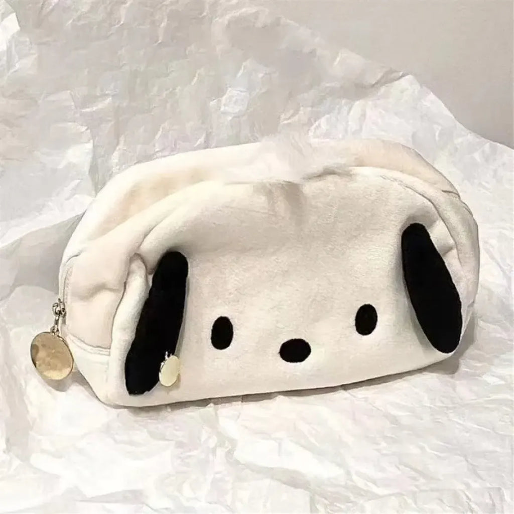 Hello Kitty Pochacco Large Plush Bag - Fluffy & Cute - Sanrio - 1