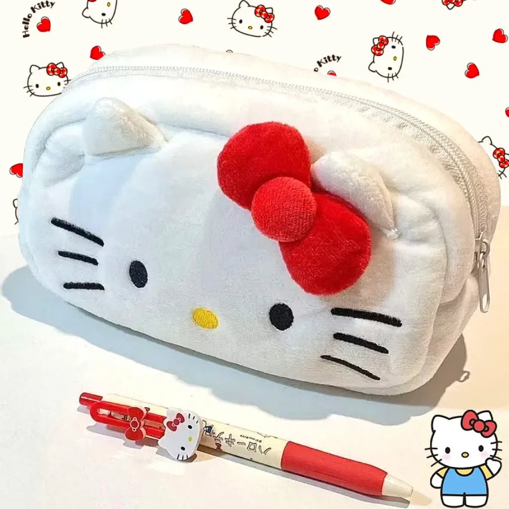 Hello Kitty Pochacco Large Plush Bag - Fluffy & Cute - Sanrio - 2