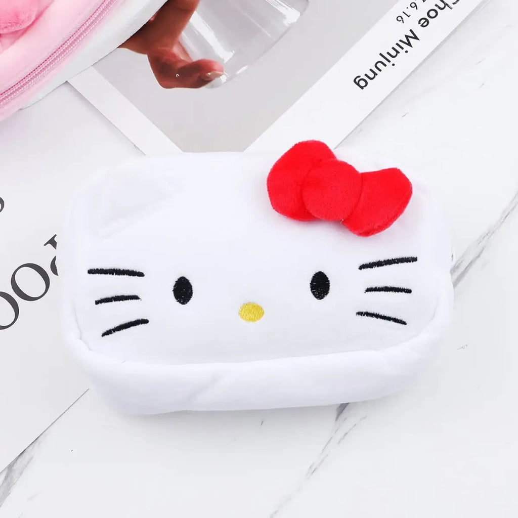 Hello Kitty Pochacco Large Plush Bag - Fluffy & Cute - Sanrio - 3