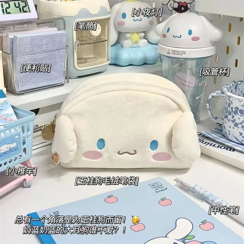 Hello Kitty Pochacco Large Plush Bag - Fluffy & Cute - Cinnamoroll - All Products - Luggage & Bags - 9 - 2024