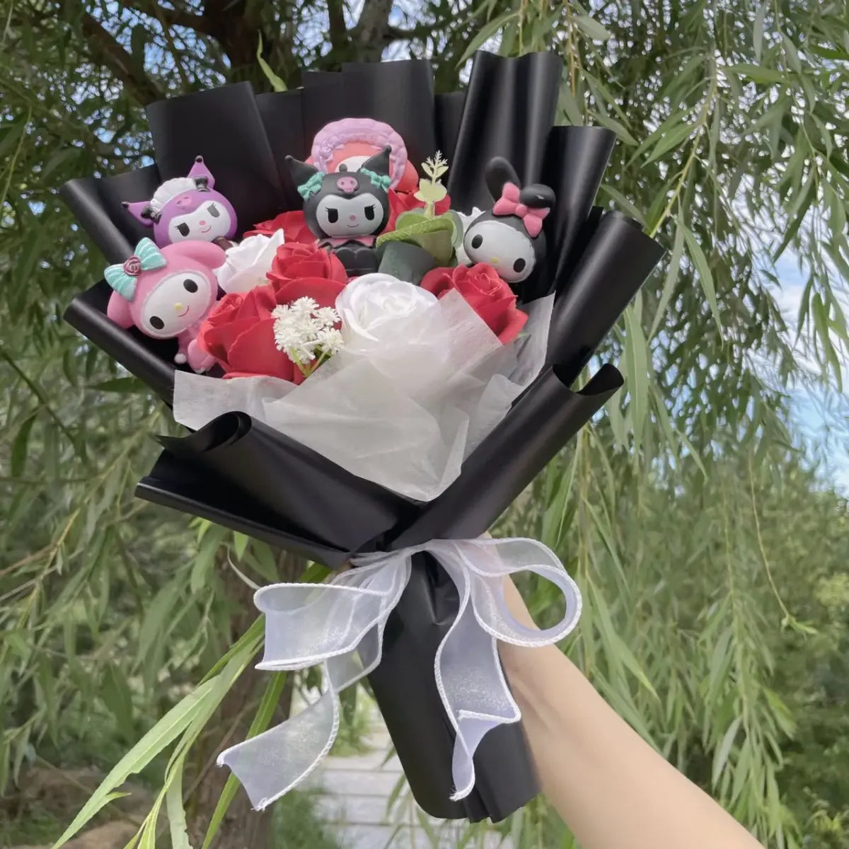 Hello Kitty Sanrio Character Bouquet – Kawaii Gift for Valentine’s Birthday - Christmas - Plushie - 22