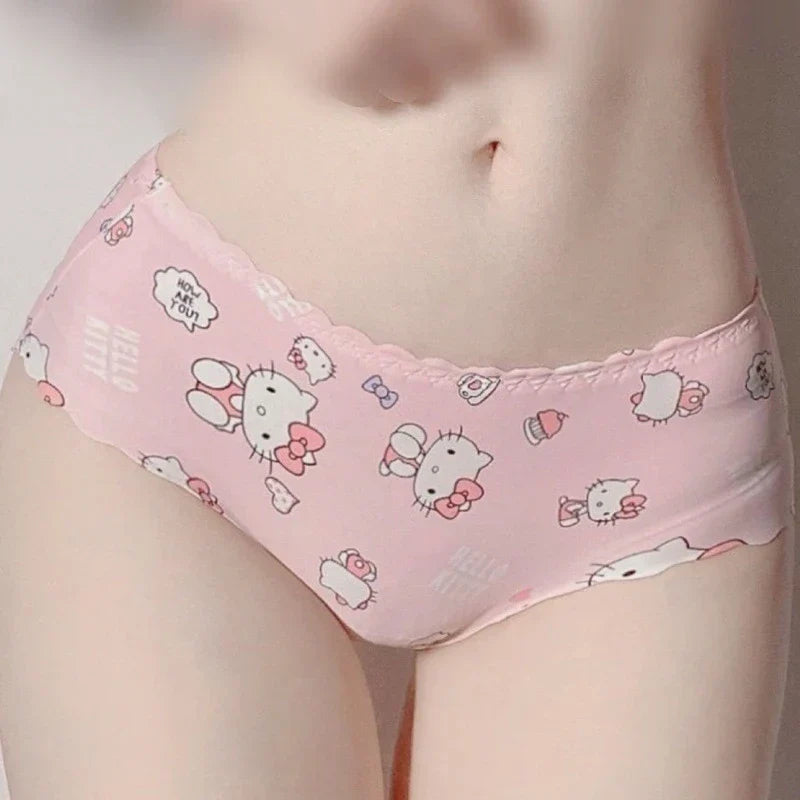 Kawaii Hello Kitty Silk Panties - Intimates - Lingerie - 1 - 2024