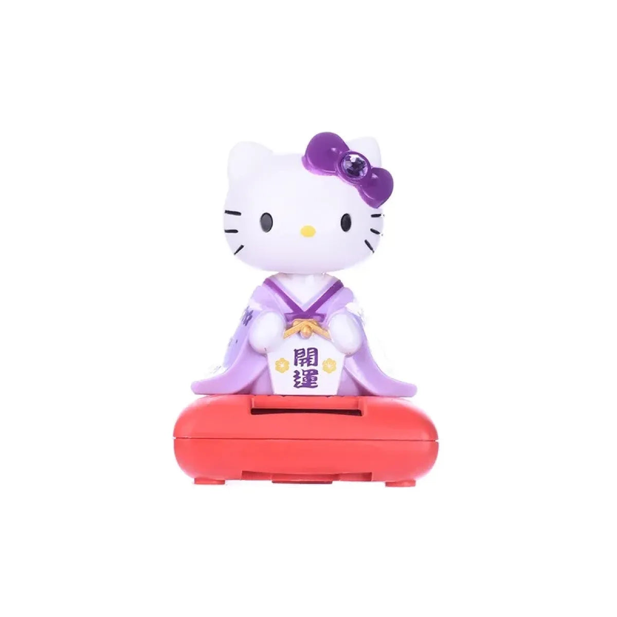 Hello Kitty Solar Bobblehead Dashboard Ornament - Harajuku Style - Figurine - 2