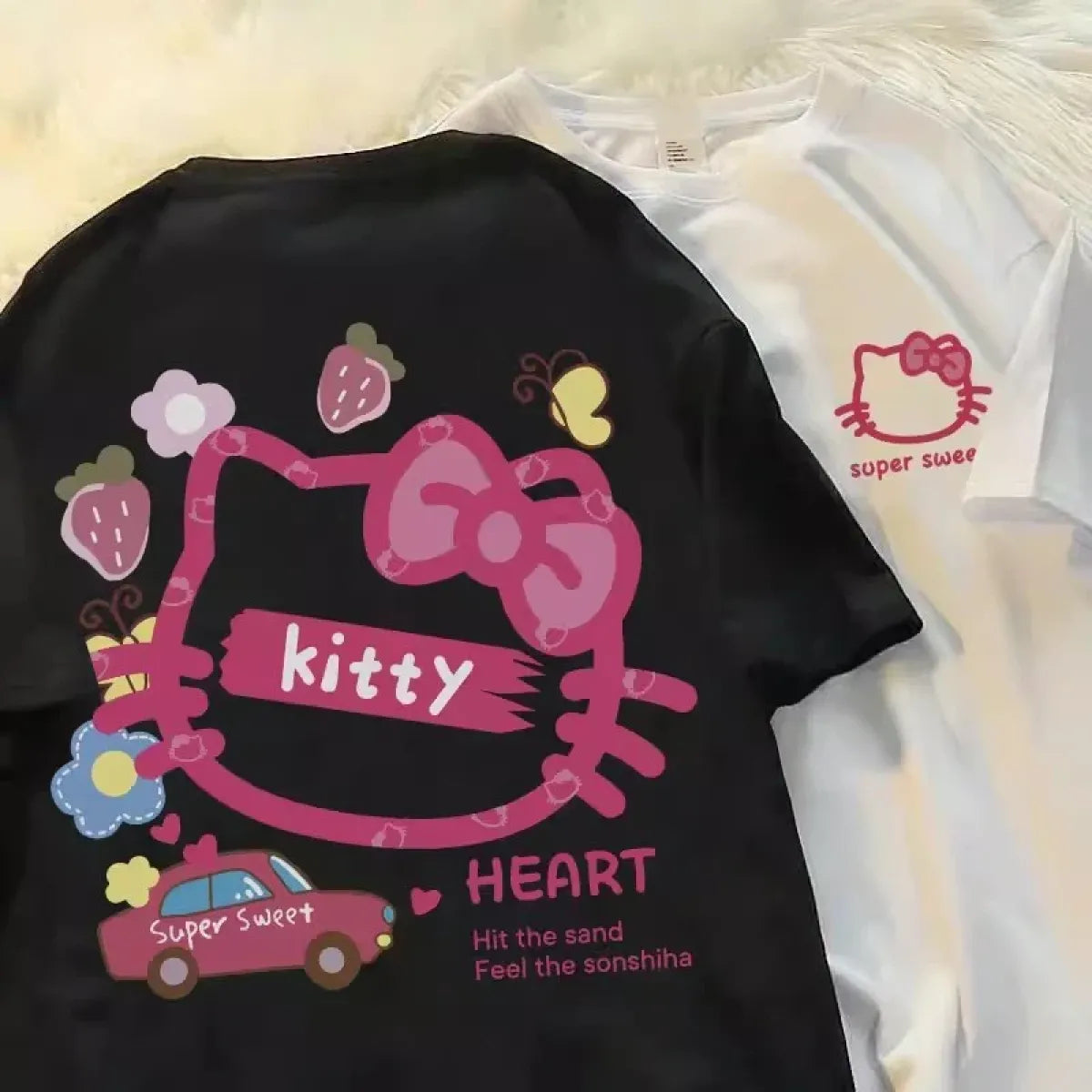 Harajuku Hello Kitty T-Shirt - T-Shirts - T-Shirts - 1