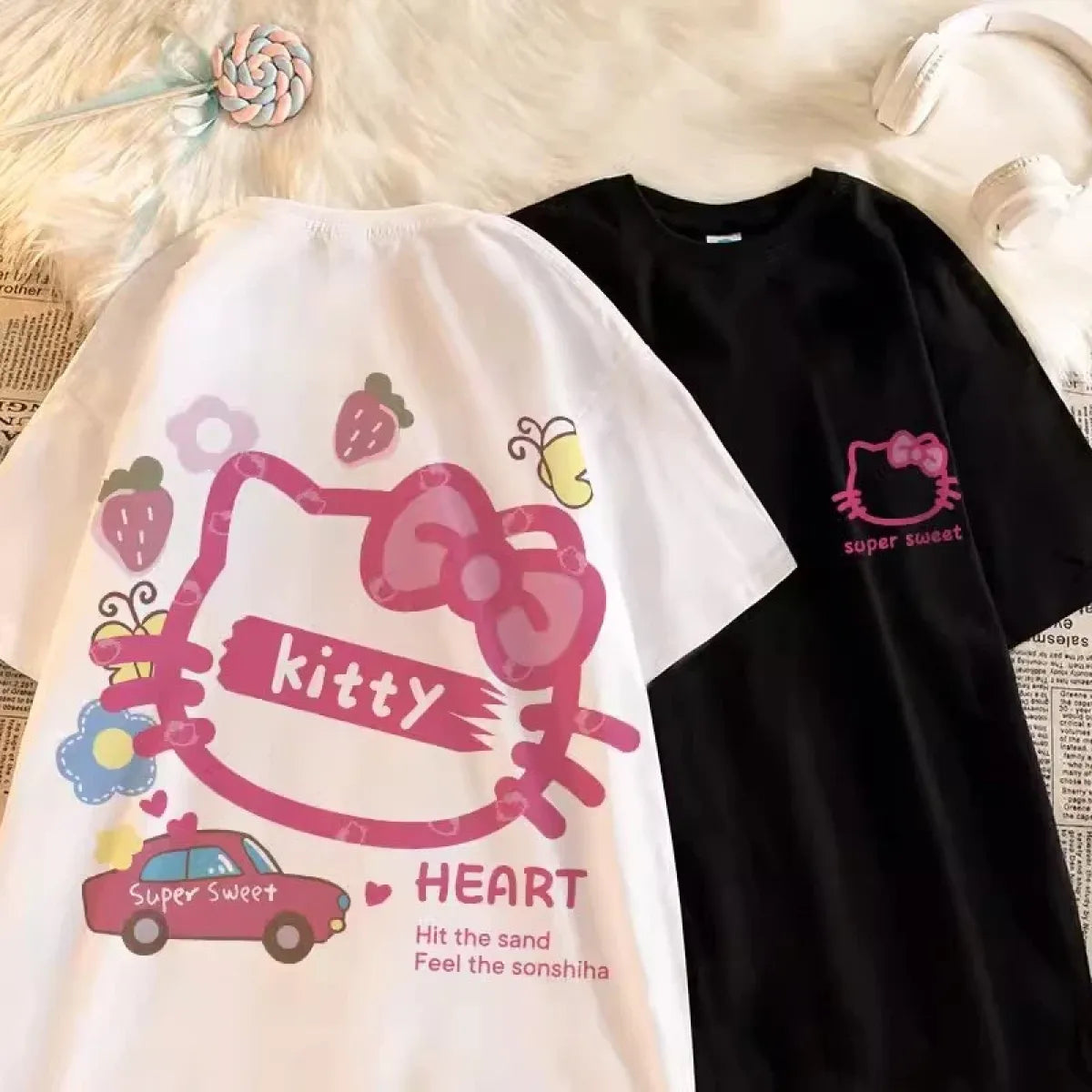 Harajuku Hello Kitty T-Shirt - T-Shirts - T-Shirts - 5