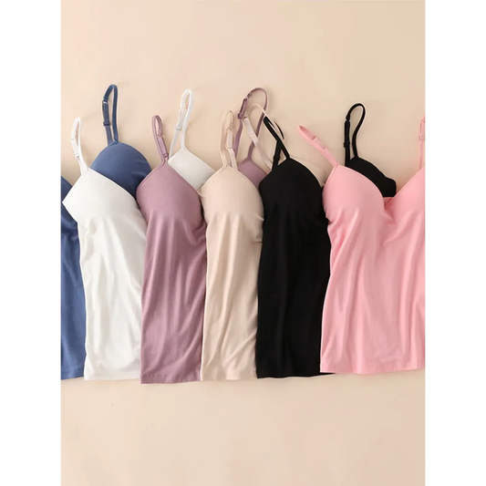 Kawaii Multicolor Padded Knit Cami Top - Women’s Clothing & Accessories - Camisole - 1