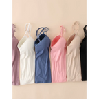 Kawaii Multicolor Padded Knit Cami Top - Women’s Clothing & Accessories - Camisole - 4