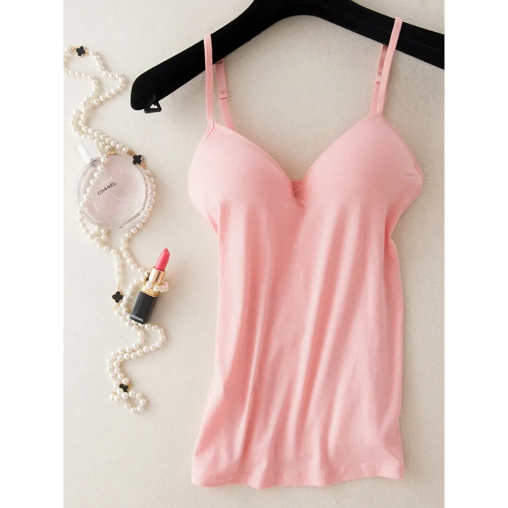 Kawaii Multicolor Padded Knit Cami Top - Women’s Clothing & Accessories - Camisole - 9