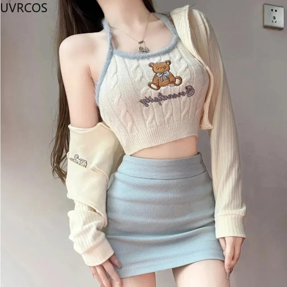 Knit Teddy Outfit - Tops & Tees - 3