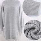 V Neck Ruffle Knitted Sweater Dress - All Dresses - 6