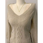 Elegant V-Neck Knitted Sweater - Sweaters - Sweaters - 4