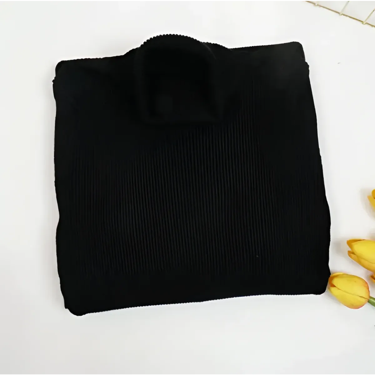 Knitted Turtleneck Dress - All Dresses - 14