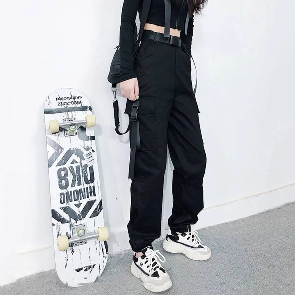 Casual Korean Cargo Pants - Bottoms - 18