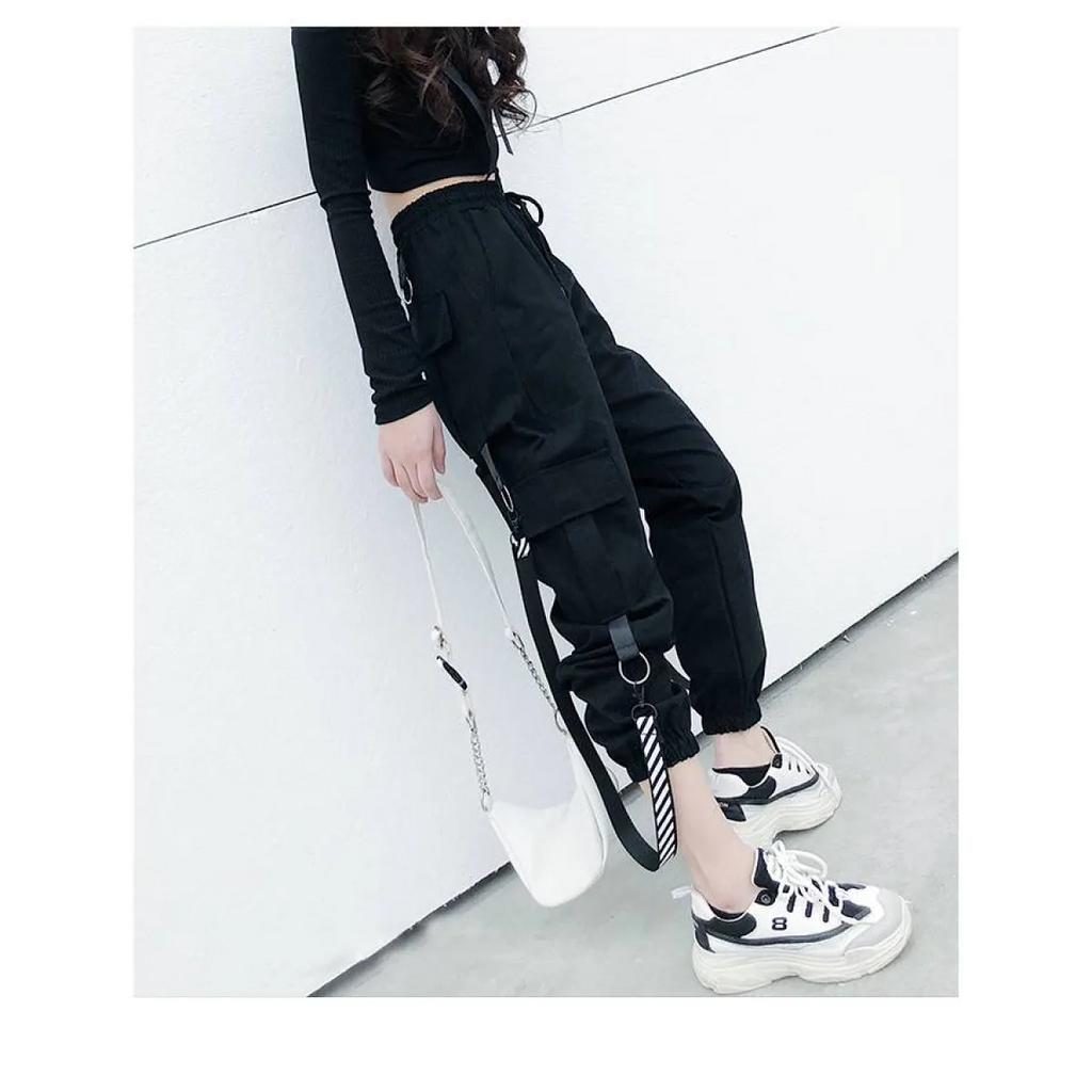 Casual Korean Cargo Pants - Bottoms - 7