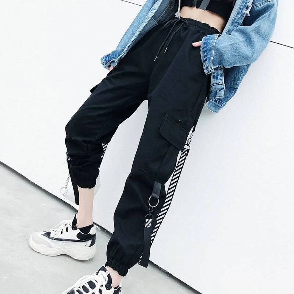 Casual Korean Cargo Pants - Bottoms - 4