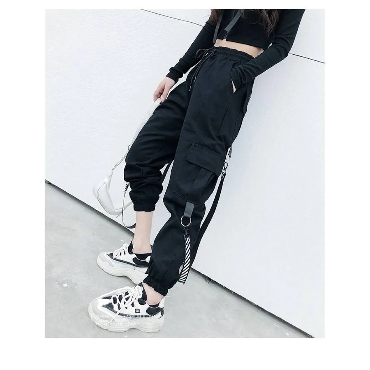 Casual Korean Cargo Pants - Bottoms - 11