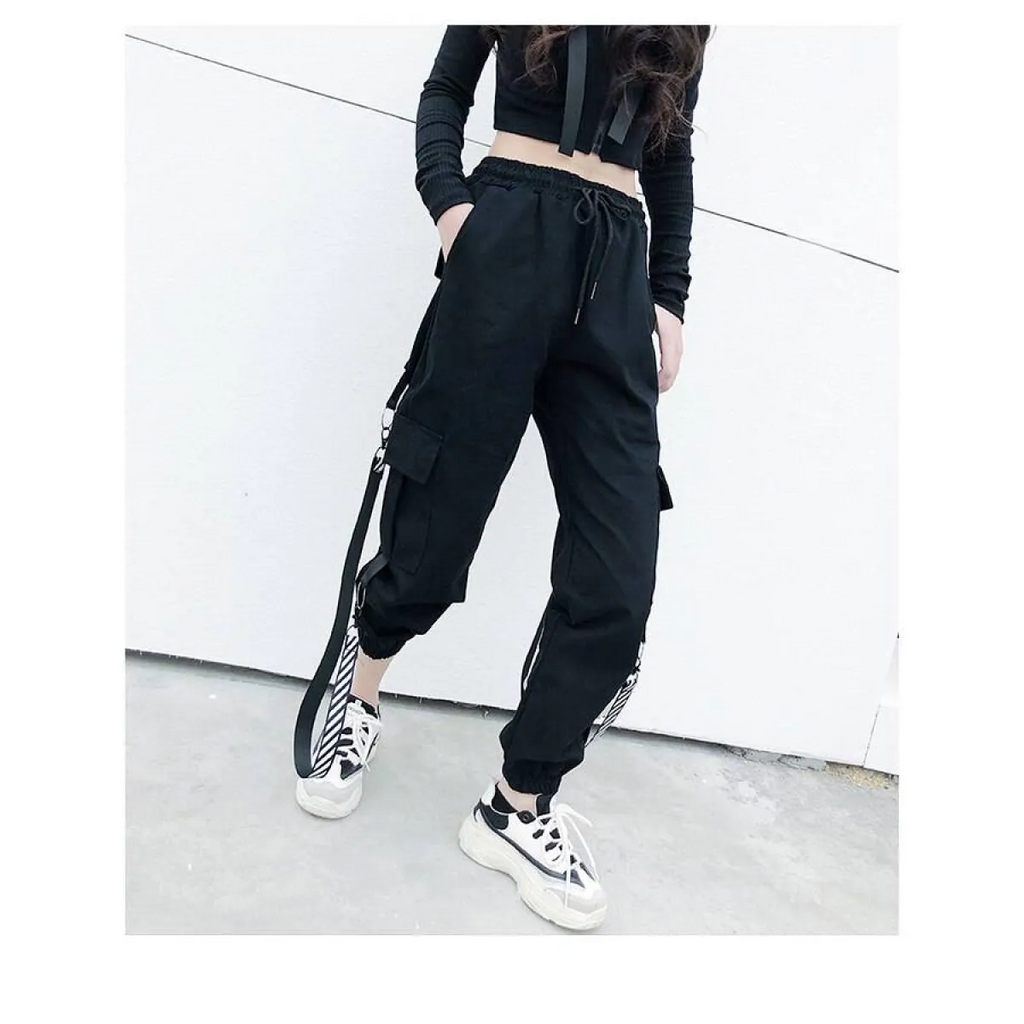Casual Korean Cargo Pants - Bottoms - 8