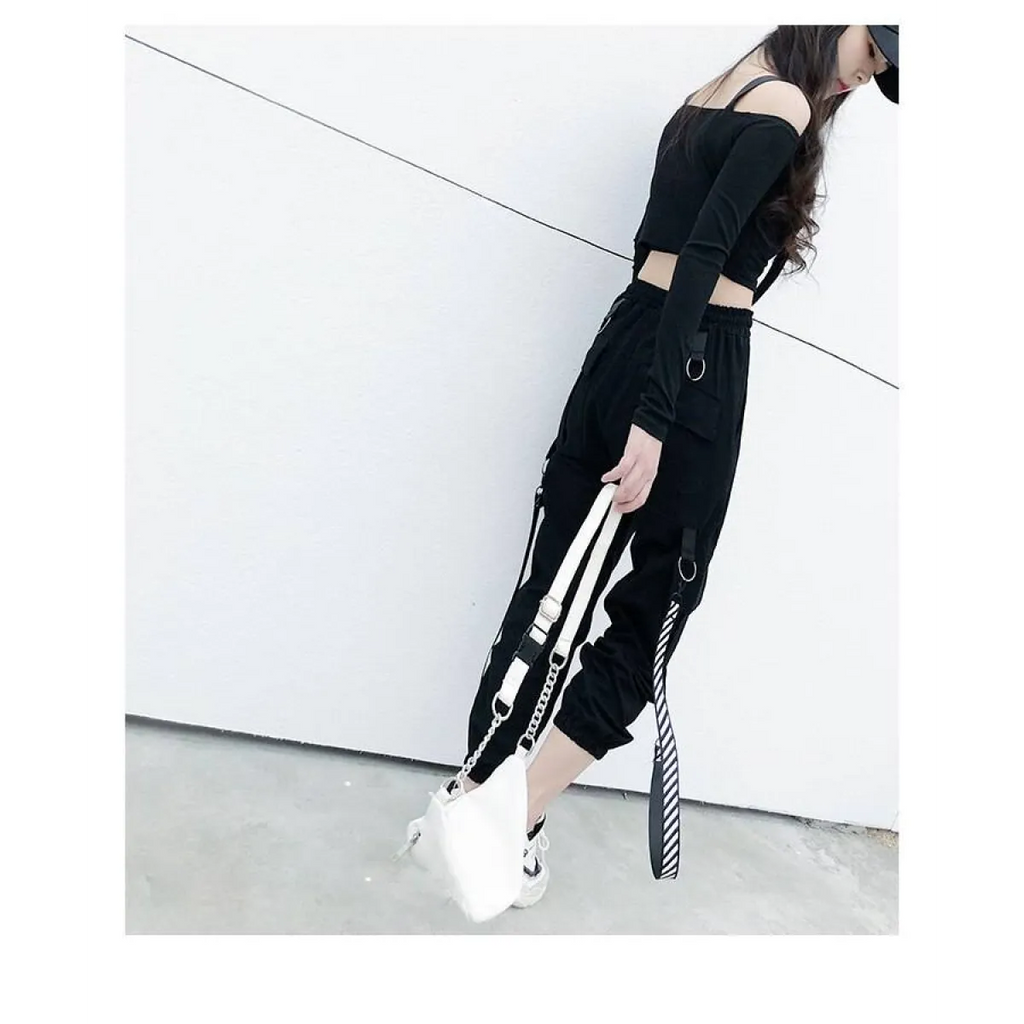 Casual Korean Cargo Pants - Bottoms - 12