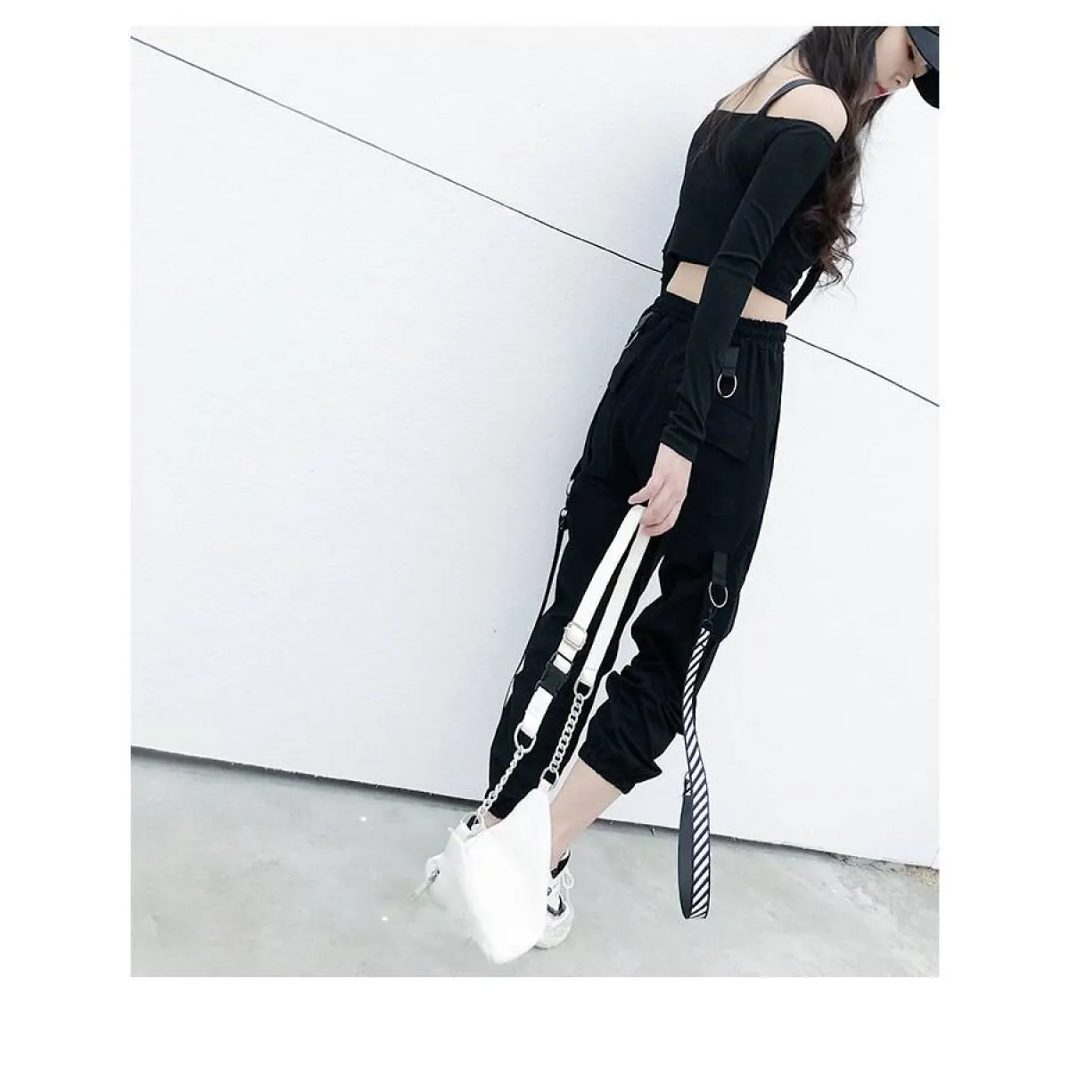 Casual Korean Cargo Pants - Bottoms - 12