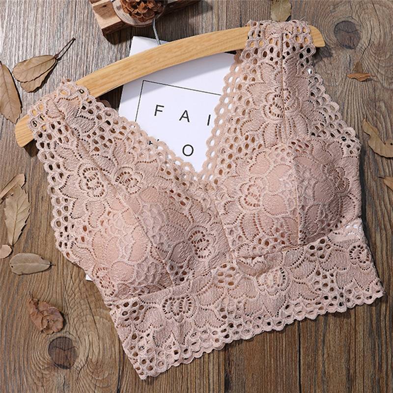 Korean Crop Bralette - Pink - Women’s Clothing & Accessories - Bras - 15 - 2024