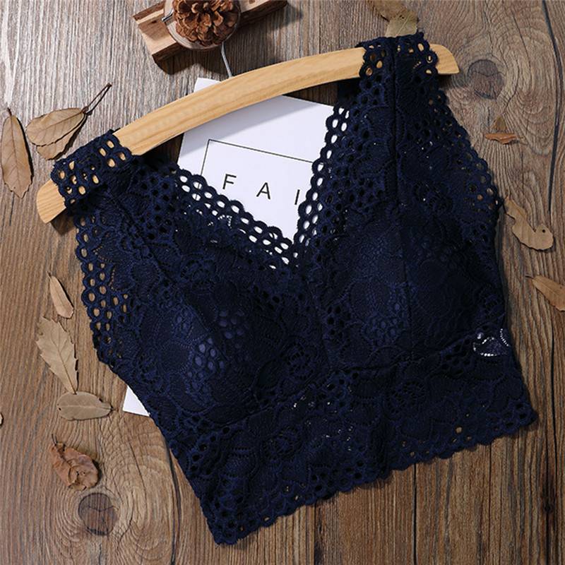 Korean Crop Bralette - Blue - Women’s Clothing & Accessories - Bras - 16 - 2024