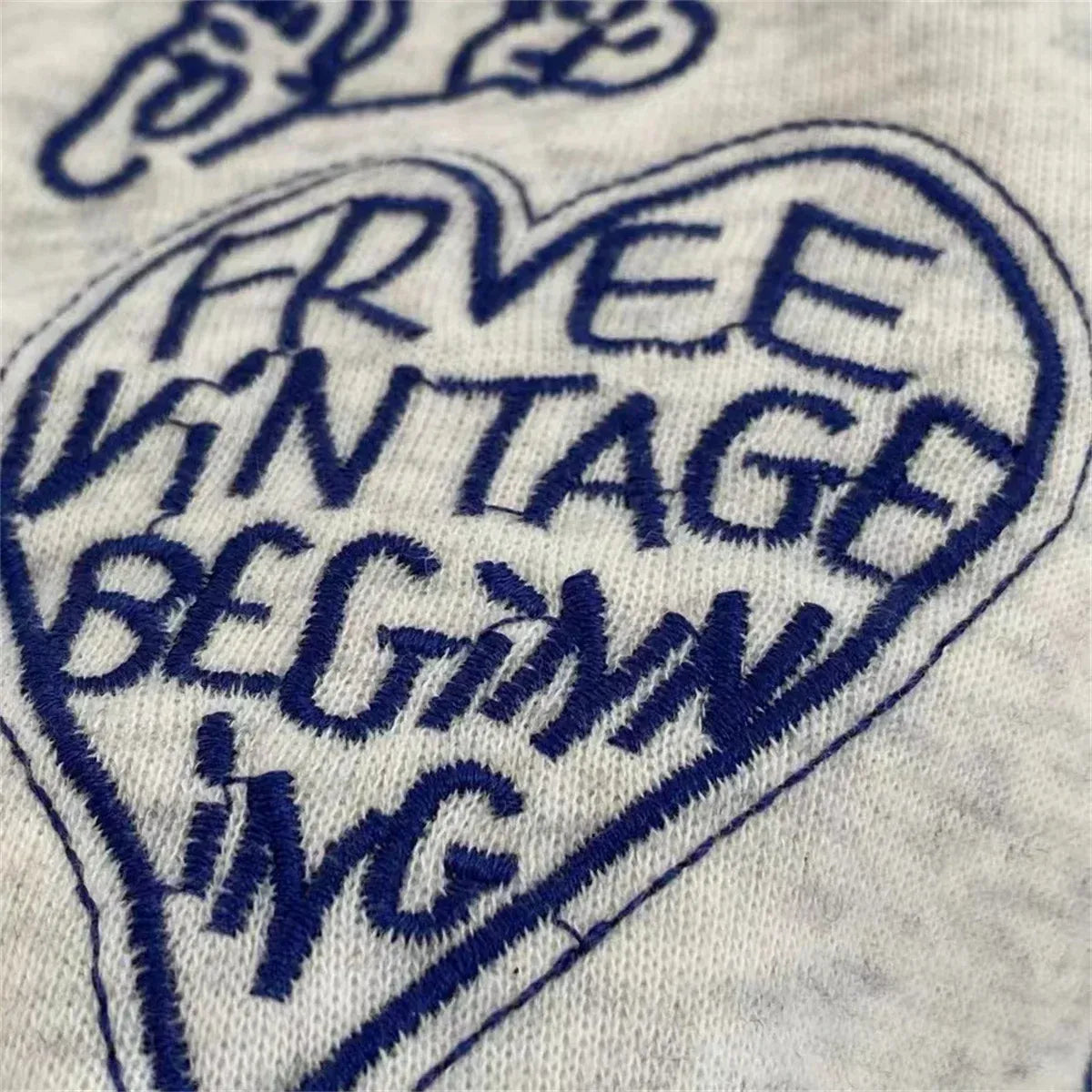 Korean Embroidered Cupid Graphic Short Sweatshirt - T-Shirts - Sweatshirt - 5