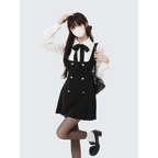 Korean Fashion Autumn Mini Dress - All Dresses - 5