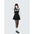 Korean Fashion Autumn Mini Dress - All Dresses - 6