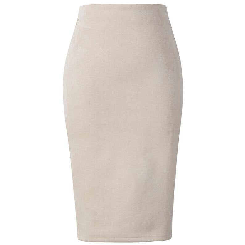 Korean Fashion Pencil Skirt - Beige / M - Bottoms - Shirts & Tops - 28 - 2024