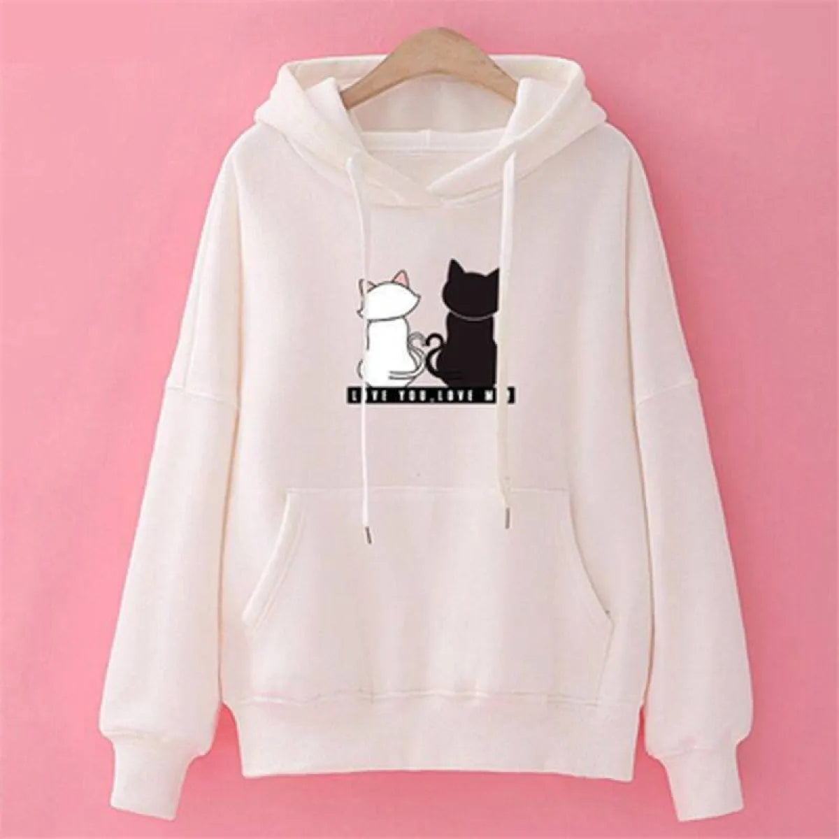 Love You. Love Me! Cat Hoodie - Women’s Clothing & Accessories - 15