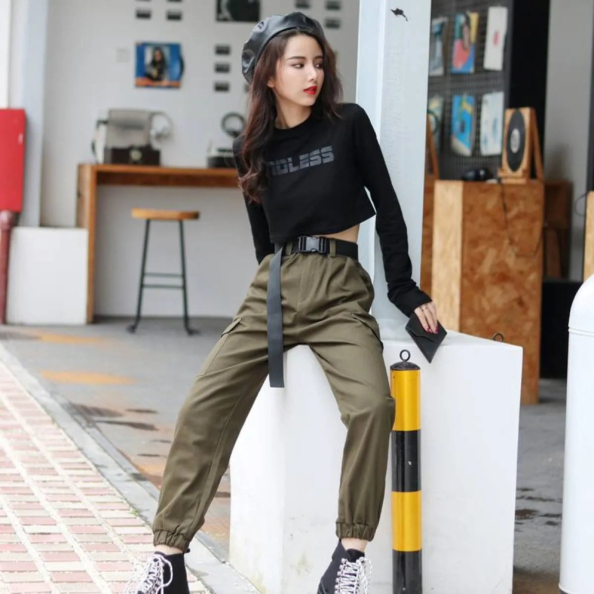 Ankle-Length Korean Jeans - Bottoms - 1