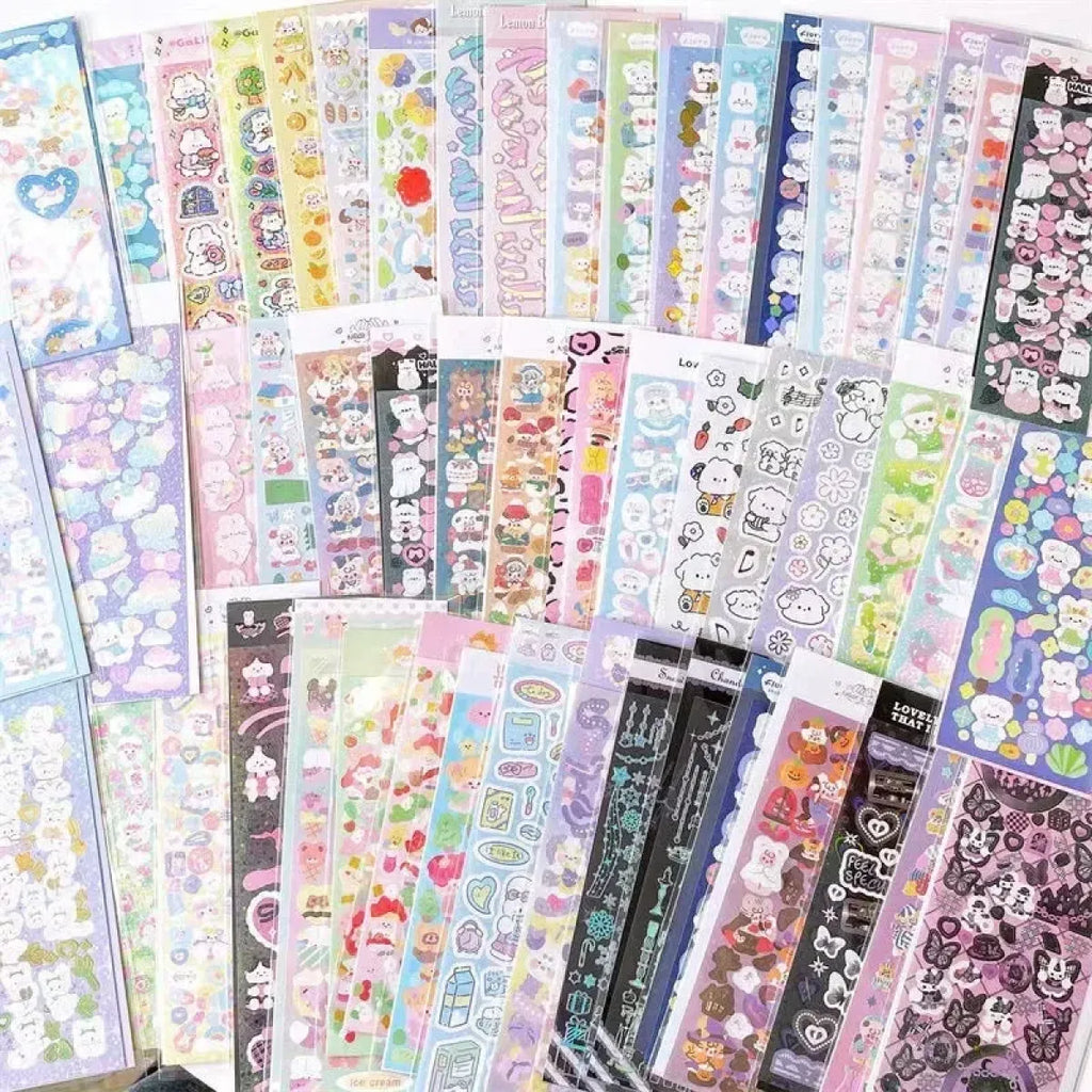 Korean Kawaii Sticker Pack - Laser-Cut for Albums & DIY - Best Sellers - 3