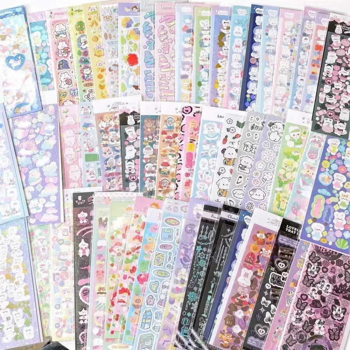Korean Kawaii Sticker Pack - Laser-Cut for Albums & DIY - Best Sellers - 3