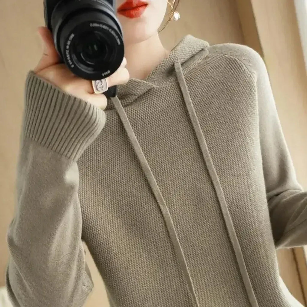 Korean Knit Hooded Pullover Sweater - Sweaters - Sweater / Pullover - 5