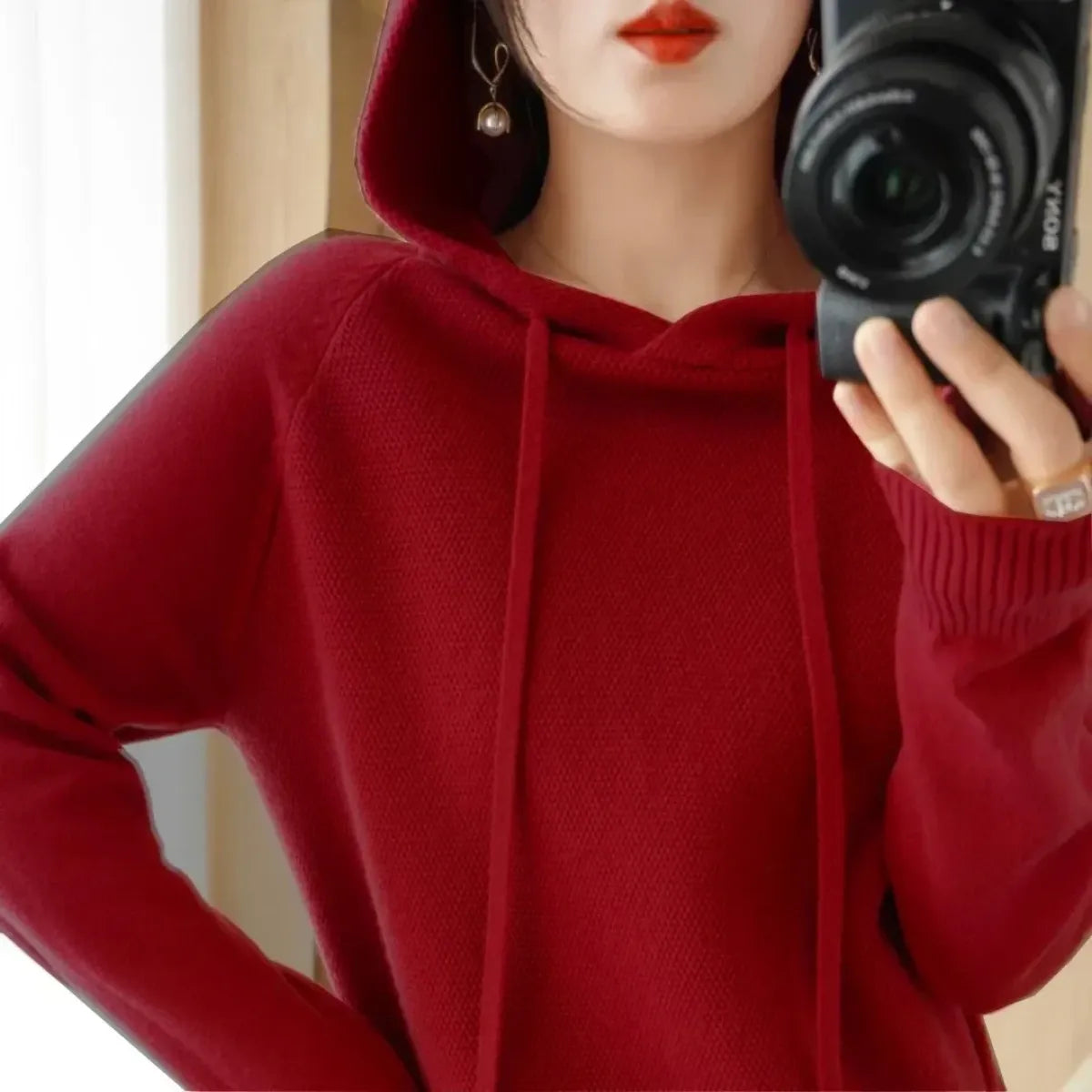 Korean Knit Hooded Pullover Sweater - Sweaters - Sweater / Pullover - 17