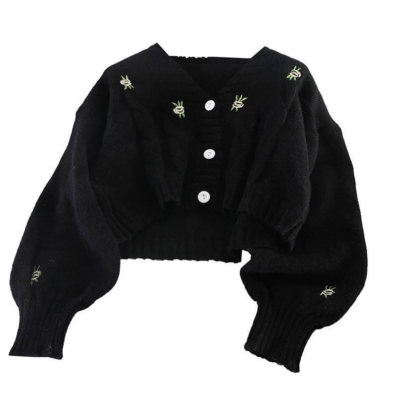 Korean Knitted Cardigan - Women’s Clothing & Accessories - Coats & Jackets - 12 - 2024