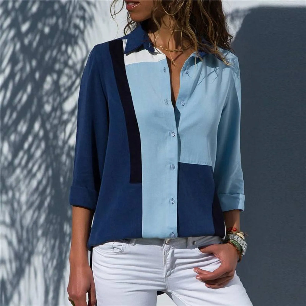 Korean Office Chiffon Blouse - Women’s Clothing & Accessories - 1