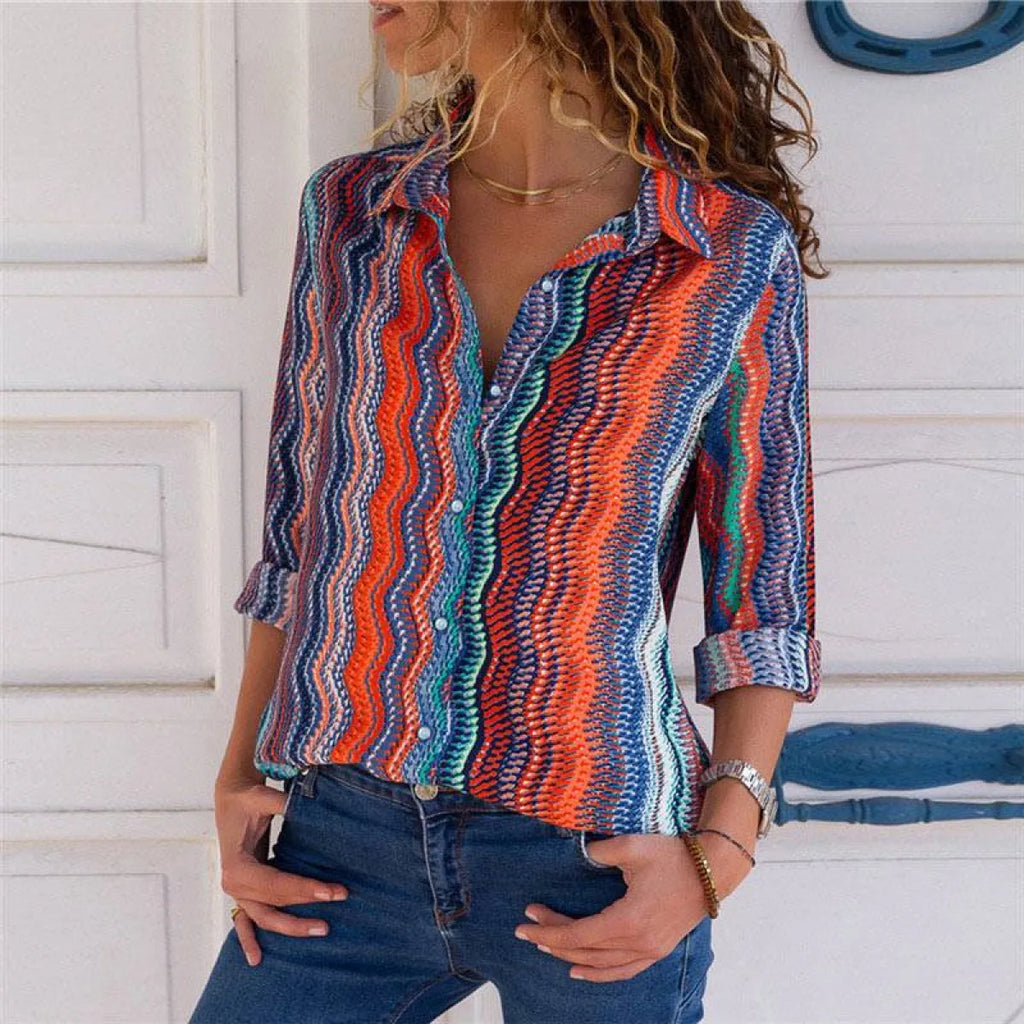 Korean Office Chiffon Blouse - Women’s Clothing & Accessories - 23