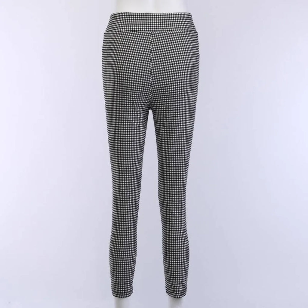 Korean Plaid Pants - Bottoms - 10