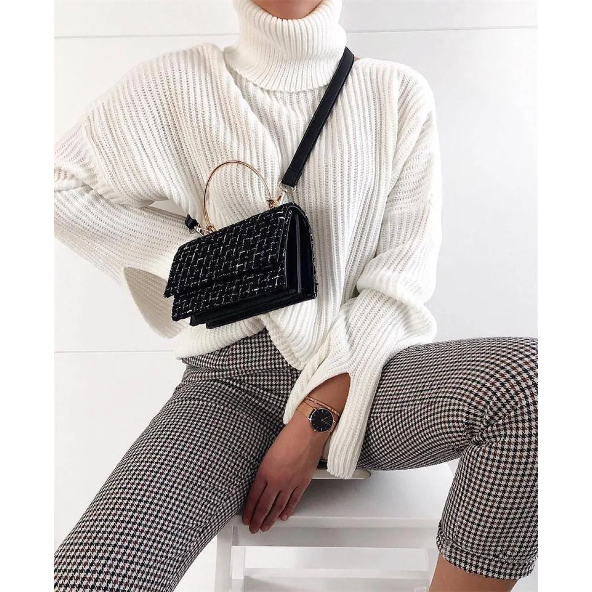 Korean Plaid Pants - Bottoms - 3