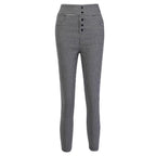 Korean Plaid Pants - Bottoms - 6